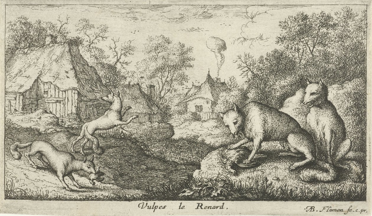 狐狸
Vulpes le Renard（物体上的标题）
各种物种（系列标题） 作者 阿尔伯特·弗拉芒（Albert Flemish）