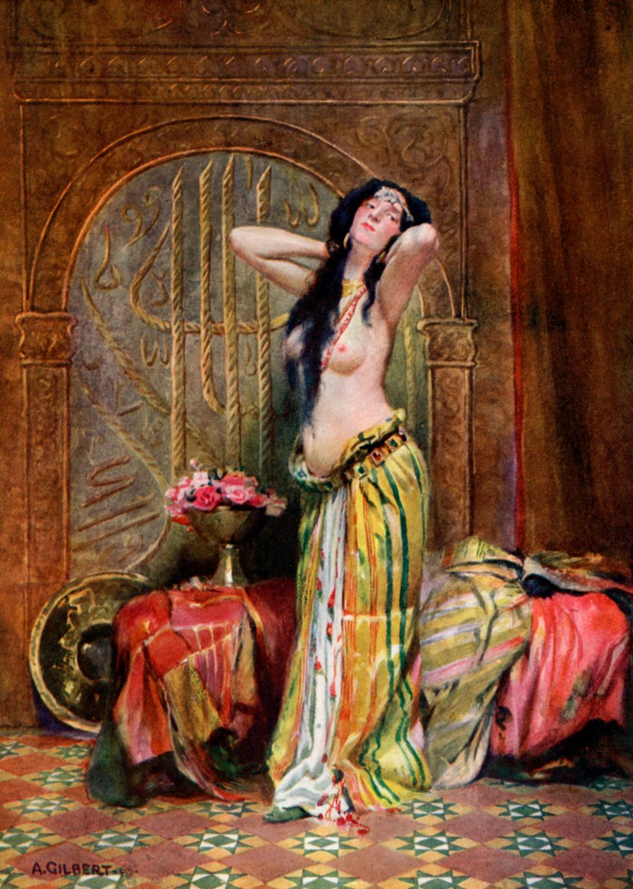 东方女孩（1908-1909）。 作者 阿尔伯特·吉尔伯特