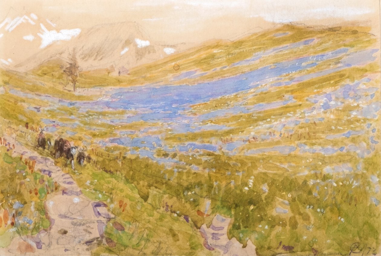 高山美景 作者 阿尔伯特·古德温