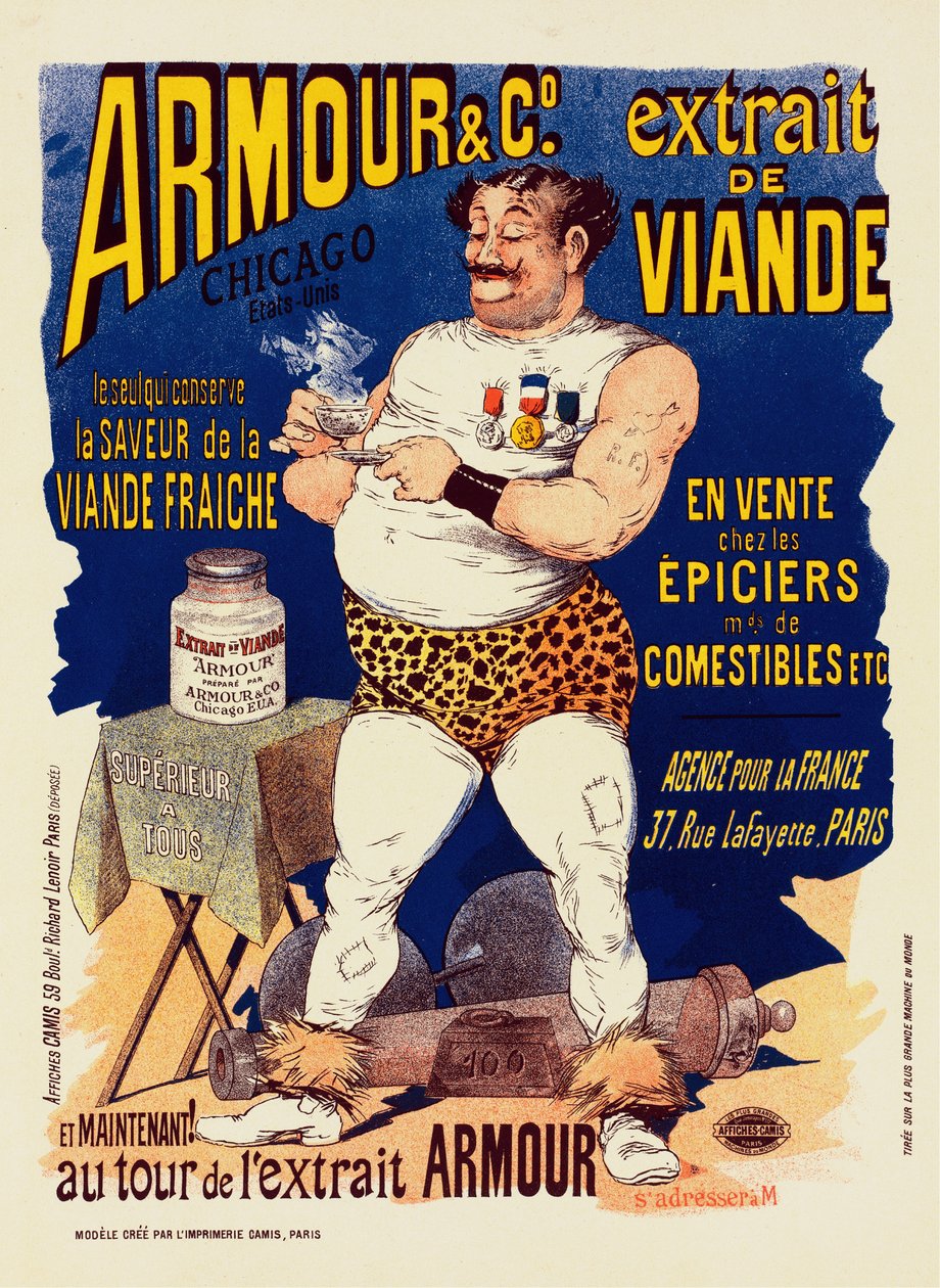 Armour & Co.肉类提取物，1891年。 作者 阿尔伯特·纪尧姆