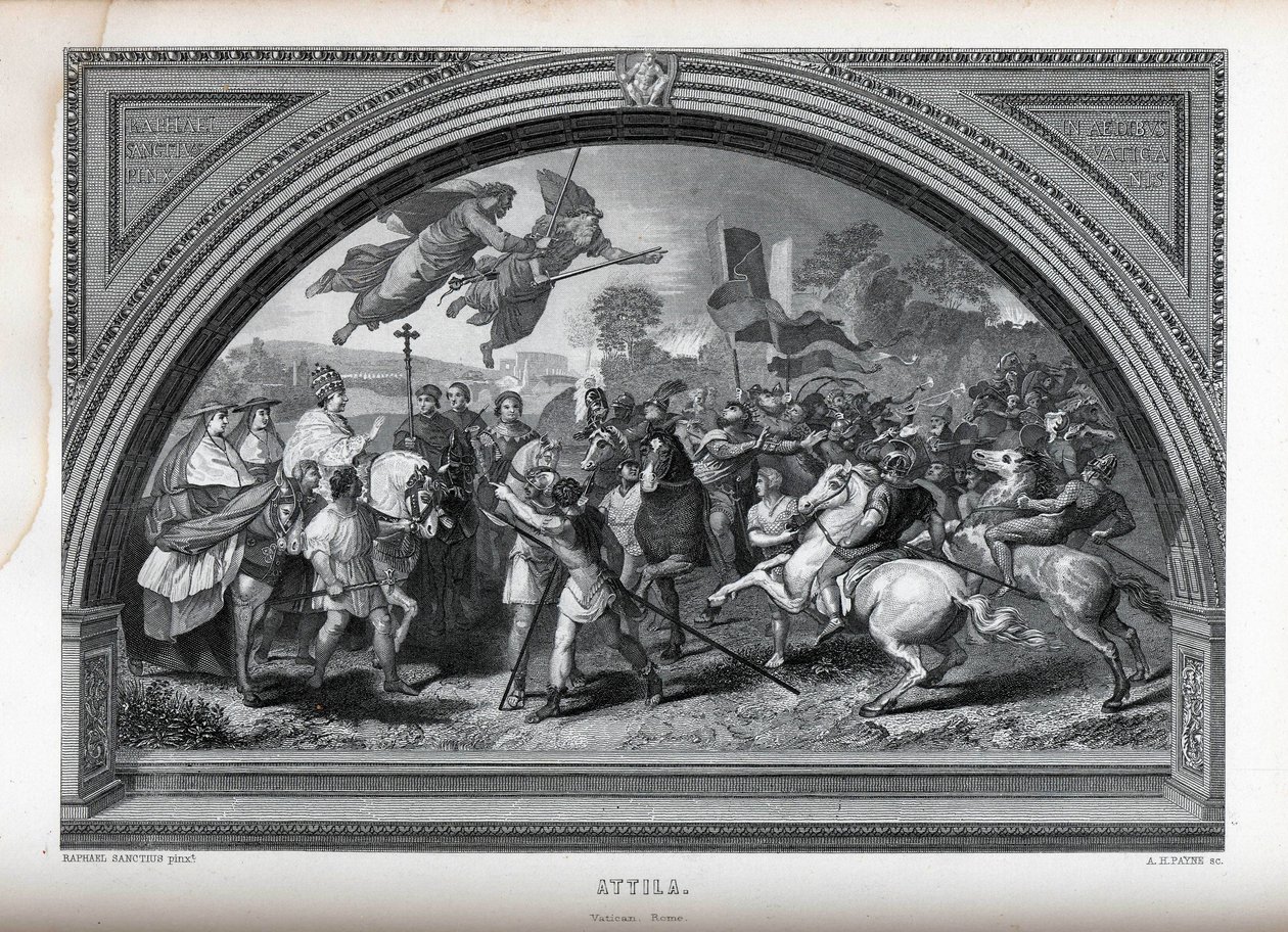 阿提拉（Attila），拉斐尔（Raphael）之后，1882年 作者 阿尔伯特·亨利·佩恩