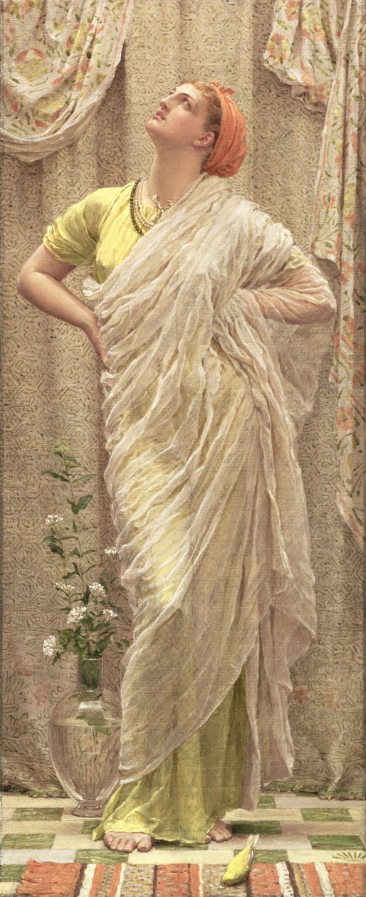 空中之鸟，c.1879（布面油画） 作者 阿尔伯特·约瑟夫·摩尔