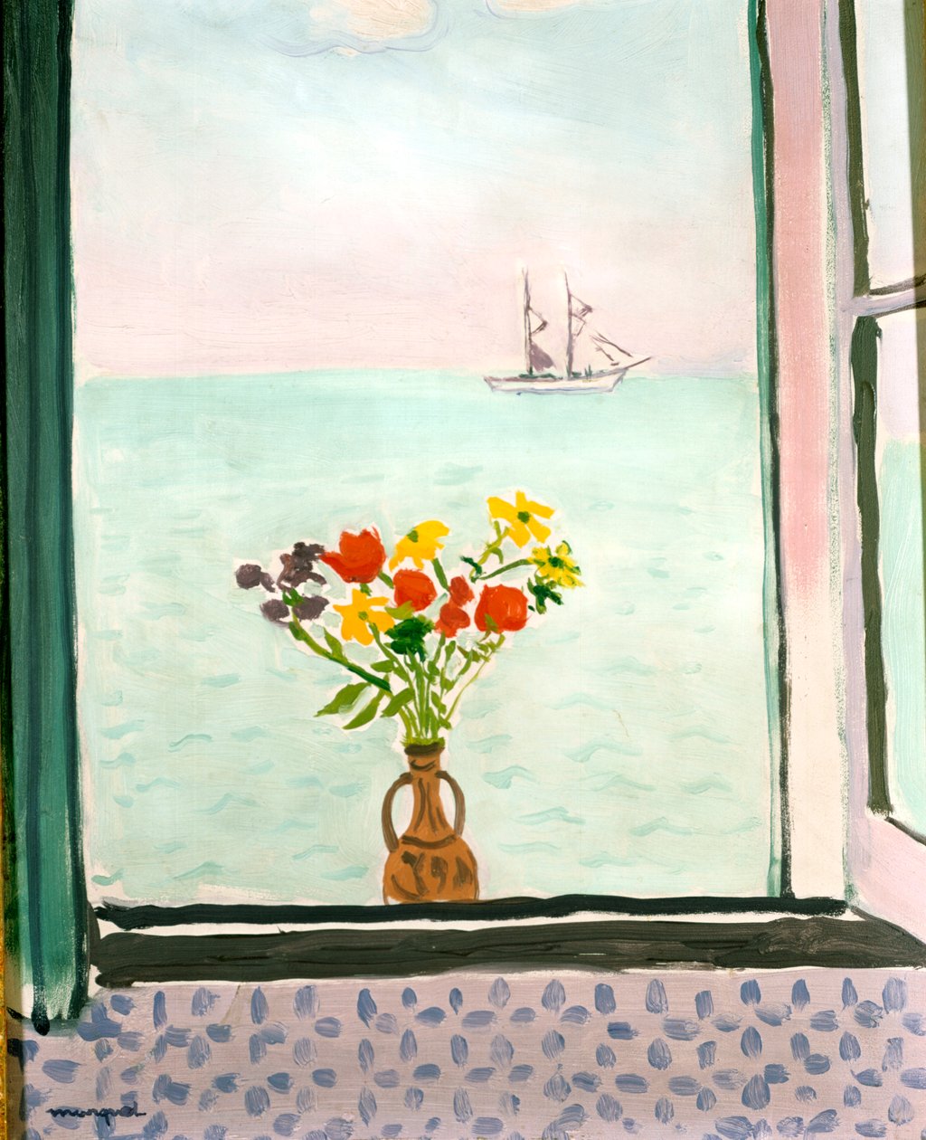 Fenetre a la Goulette，1926年 作者 阿尔伯特·马尔凯