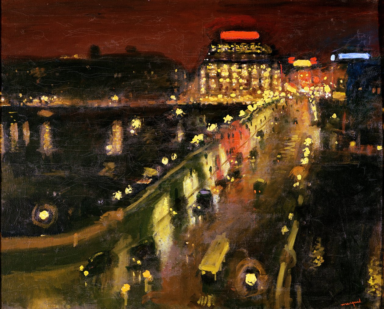 新桥夜景 作者 阿尔伯特·马尔凯
