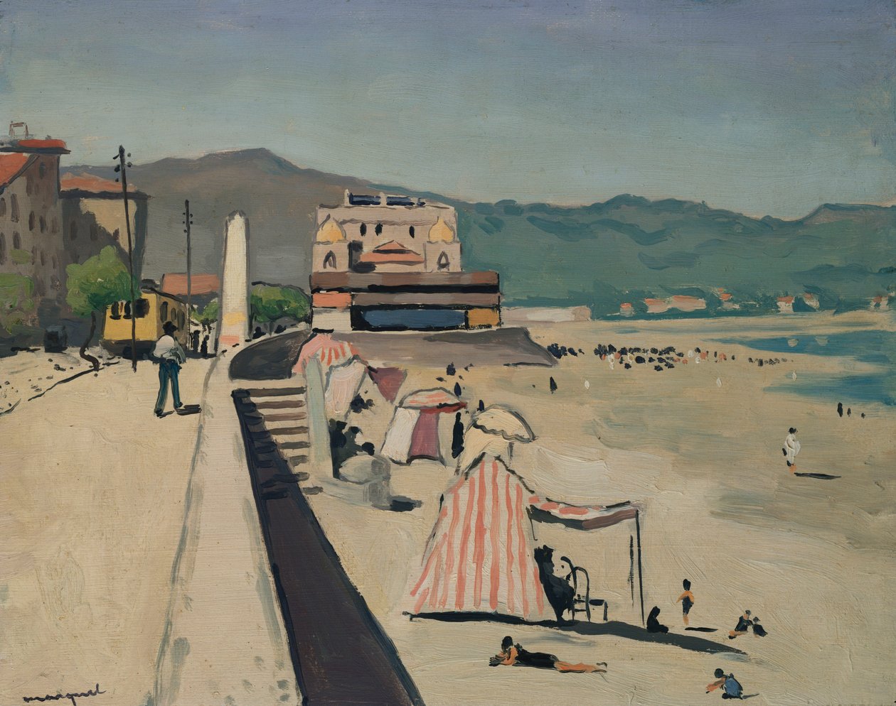 奥洛讷之沙，约 1926 年（木板油画） 作者 阿尔伯特·马尔凯