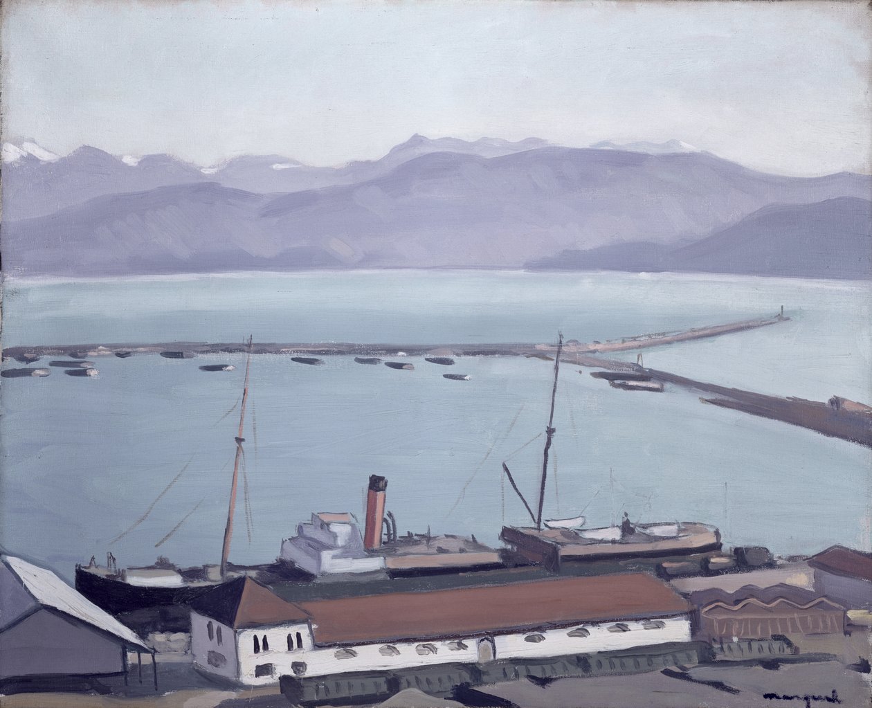 阿尔及尔 Bougie 景观 作者 阿尔伯特·马尔凯