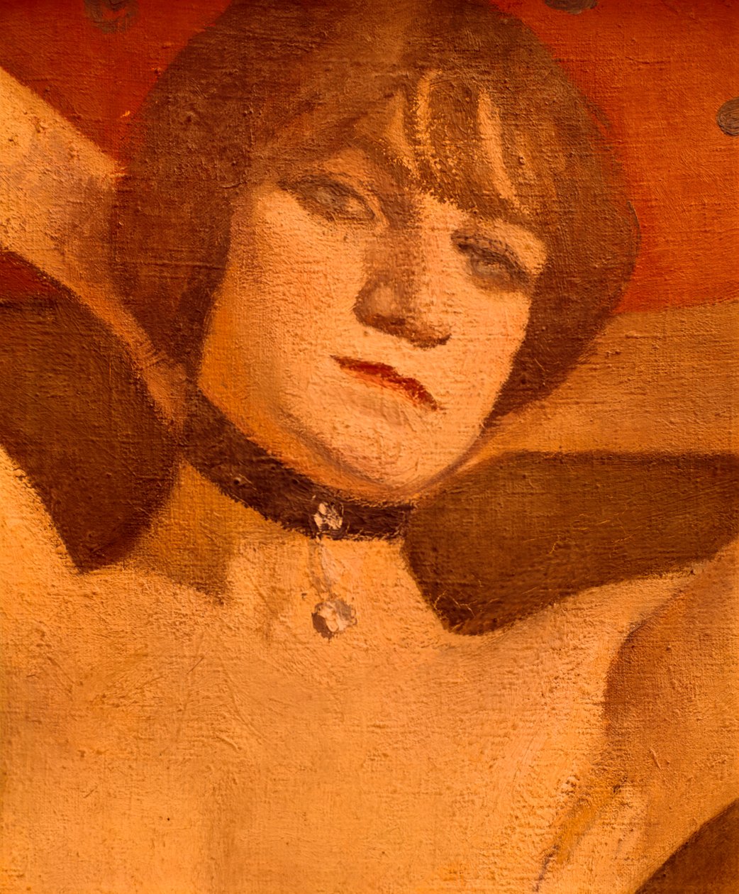 沙发细节上的女人，1912年 作者 阿尔伯特·马尔凯