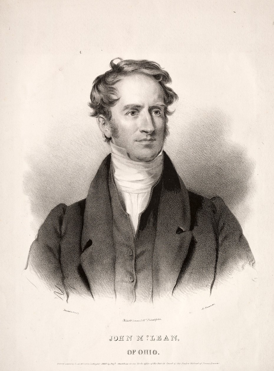 俄亥俄州的约翰·麦克莱恩（John McLean），1832年。 作者 阿尔伯特·纽萨姆