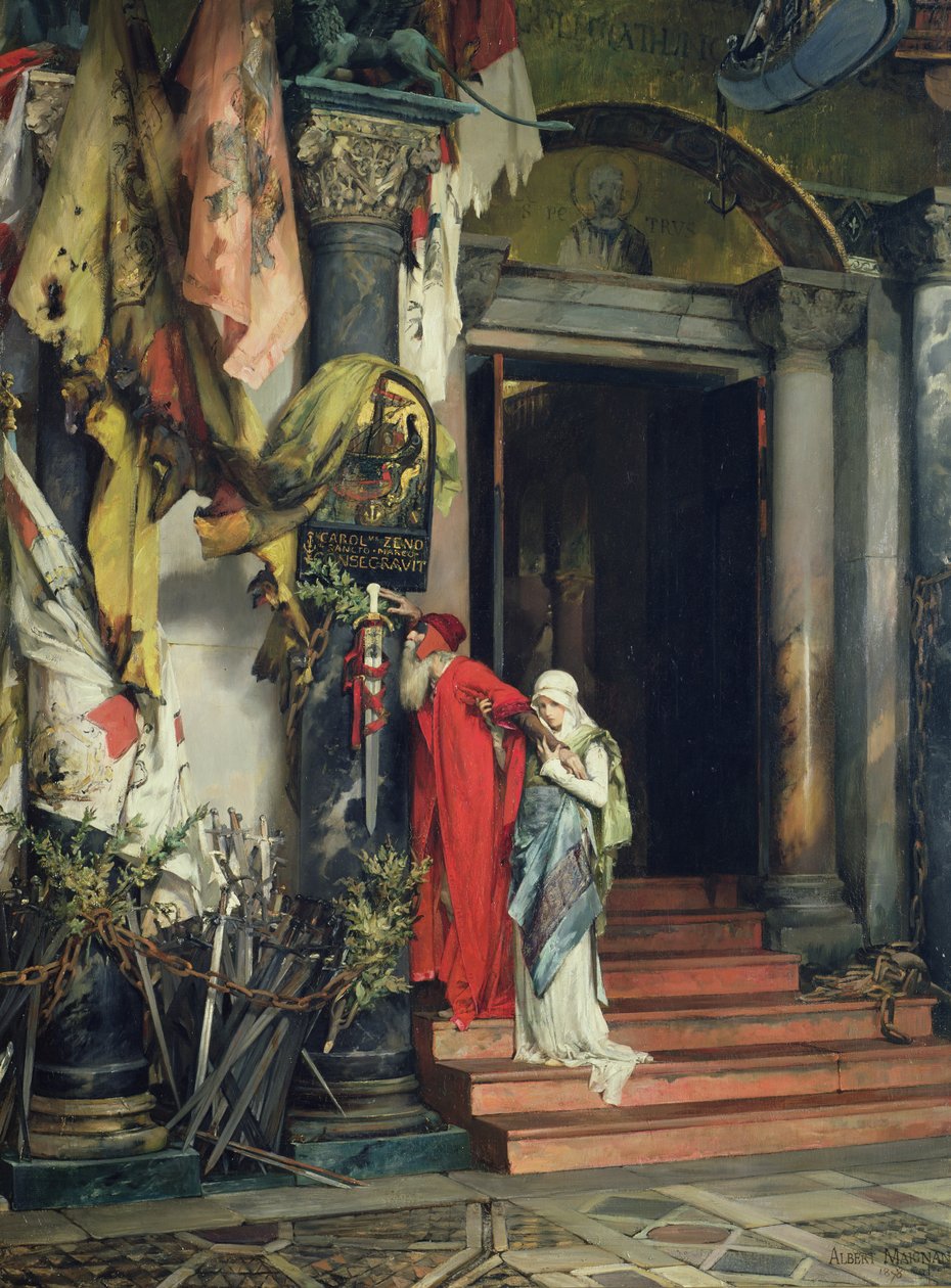 海军上将Carlo Zeno（1334-1418）1878 作者 阿尔伯特·皮埃尔·雷内·迈尼昂