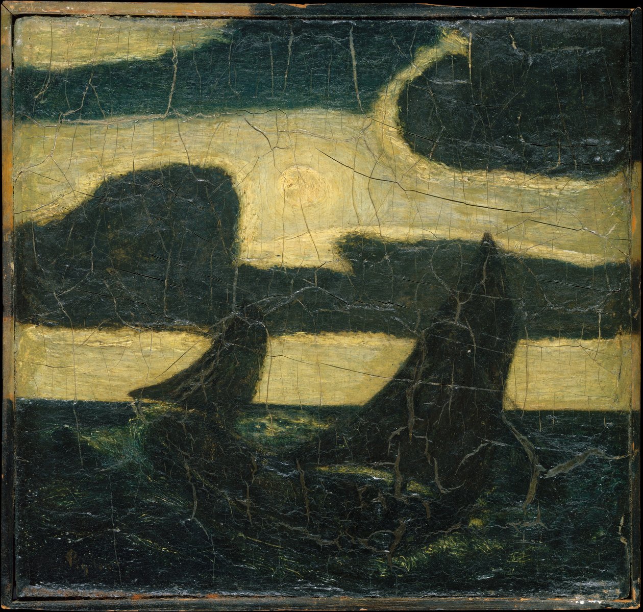 月光海军陆战队（1870-90）。 作者 阿尔伯特·平克汉姆·赖德