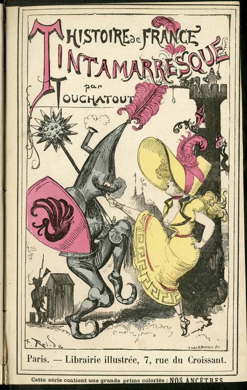 阿尔伯特·罗比达（Albert Robida，1848-1926 年）在 Histoire de France Tintamarresque 中绘制的插图，约 1880 - 历史、舞蹈 作者 阿尔伯特·罗比达