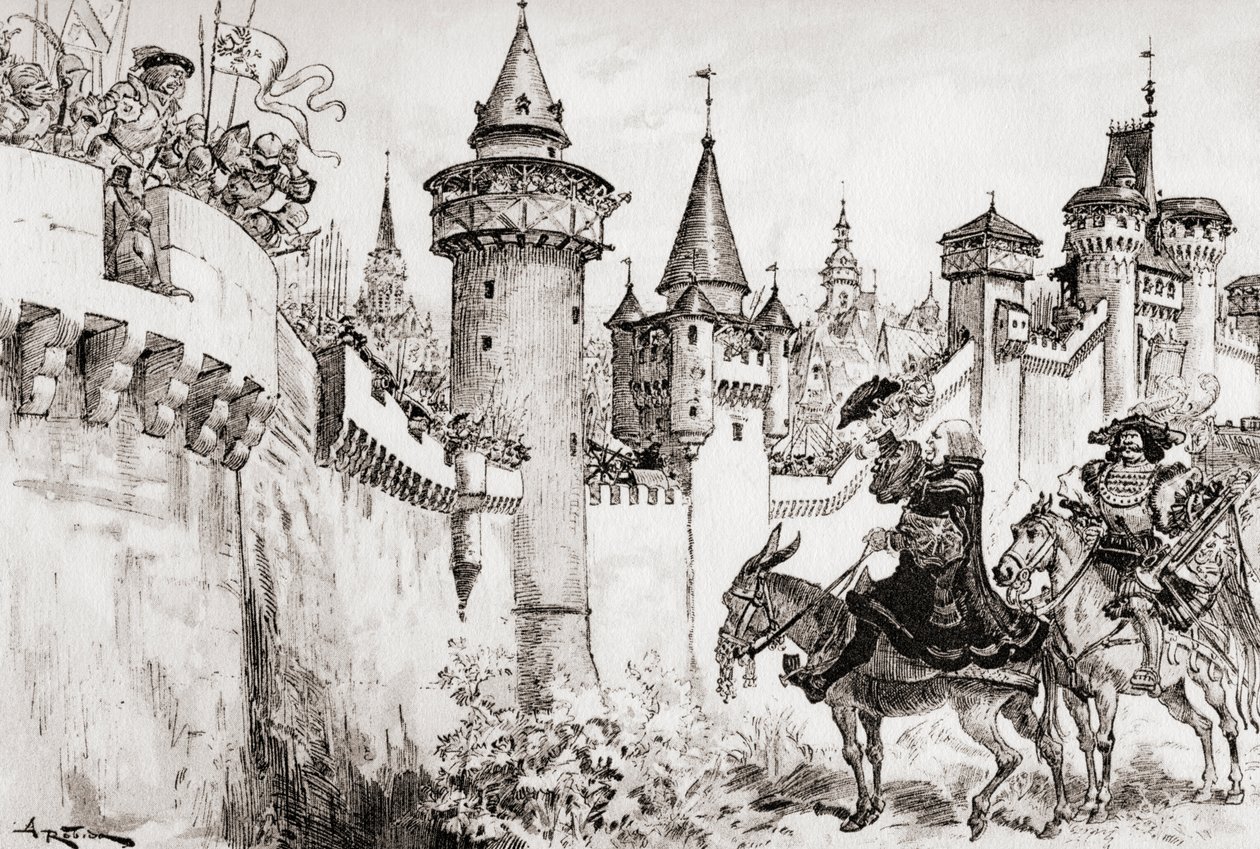La Harangue Faite Par Ulric Gallet Picrochole 或 Ulric Gallet 向 Picrochole 发表的长篇大论。 作者 阿尔伯特·罗比达