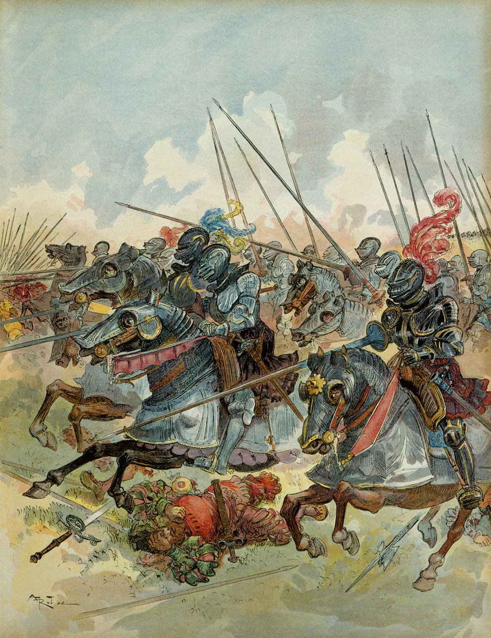第六次意大利战争（1521-1526）：帕维亚战役（意大利），2 月 24 日 作者 阿尔伯特·罗比达