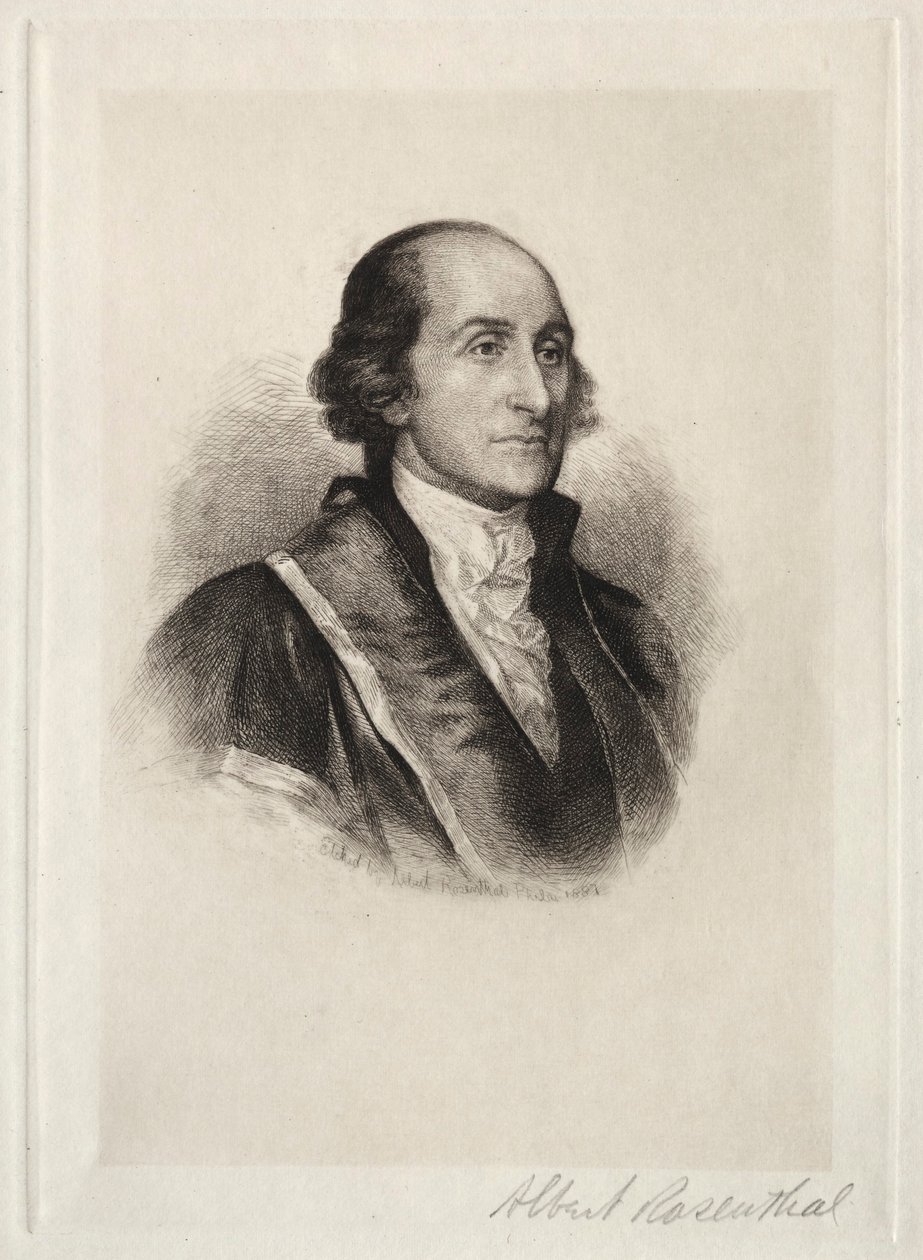 约翰·杰伊（John Jay），1887年。 作者 阿尔伯特·罗森塔尔