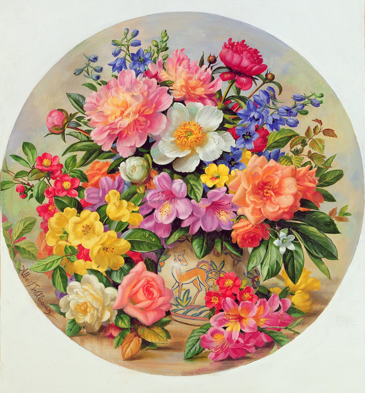 A405C七月花园鲜花 作者 阿尔伯特·威廉姆斯