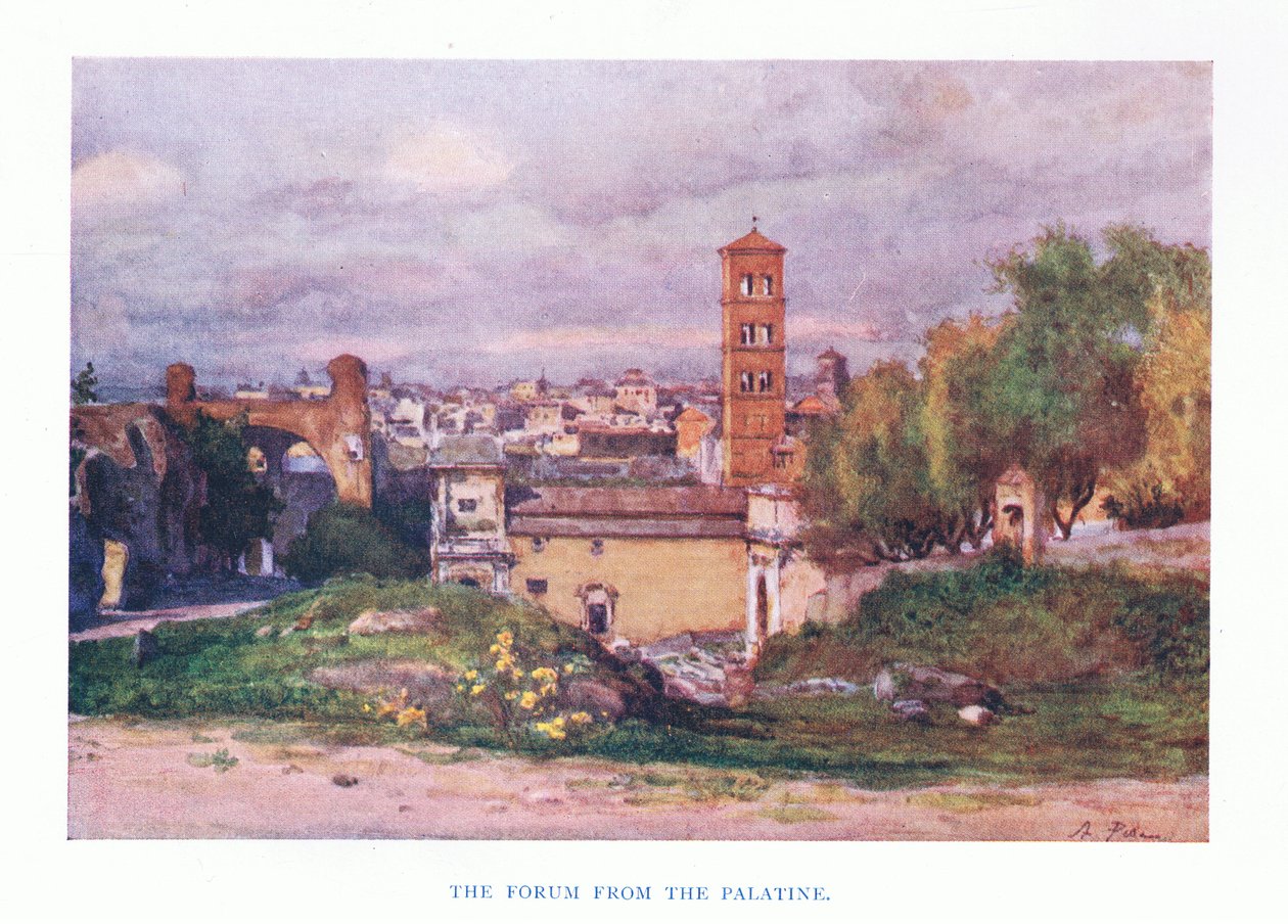 论坛，来自Palantine，来自罗马，由A＆C Black Ltd出版，1925年 作者 阿尔贝托·比萨