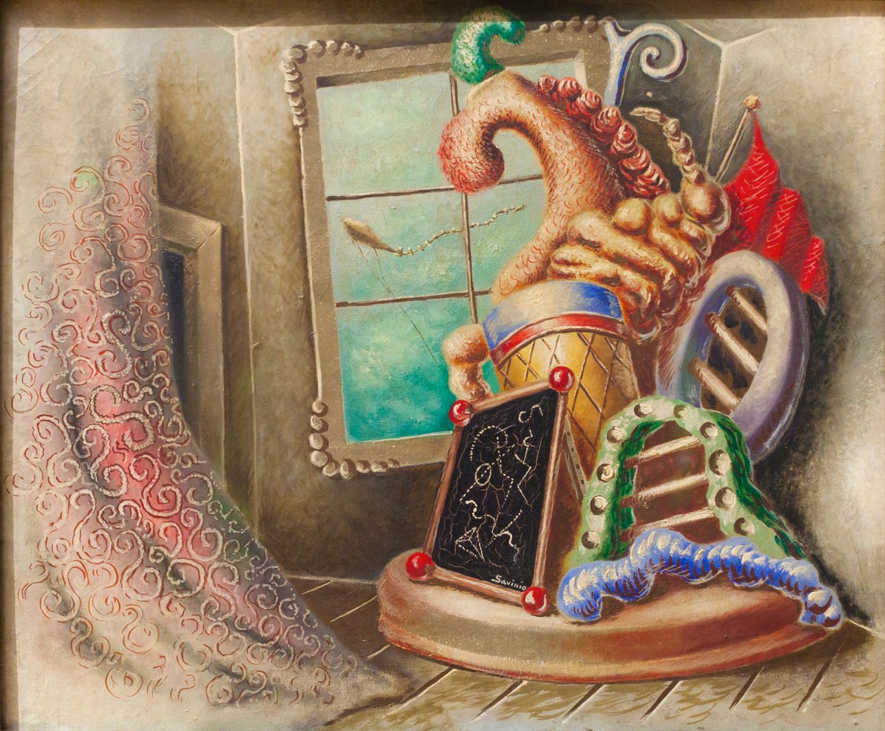 雅典的童年记忆 作者 阿尔贝托 (1891-1952) 萨维诺