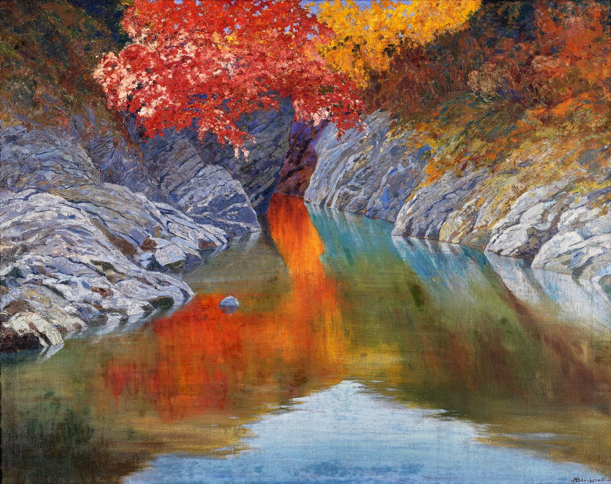 阿尔贝托·贝尼切利（Alberto Benicelli，1870-1952 年）在 Val d