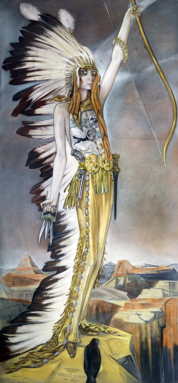 Marchesa Luisa Casati，大峡谷 作者 阿尔贝托·马蒂尼