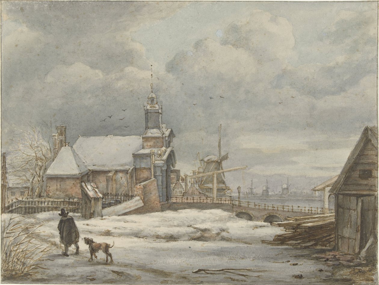 阿姆斯特丹 Haarlemmerpoort 景观 作者 阿尔伯图斯·布隆吉斯特