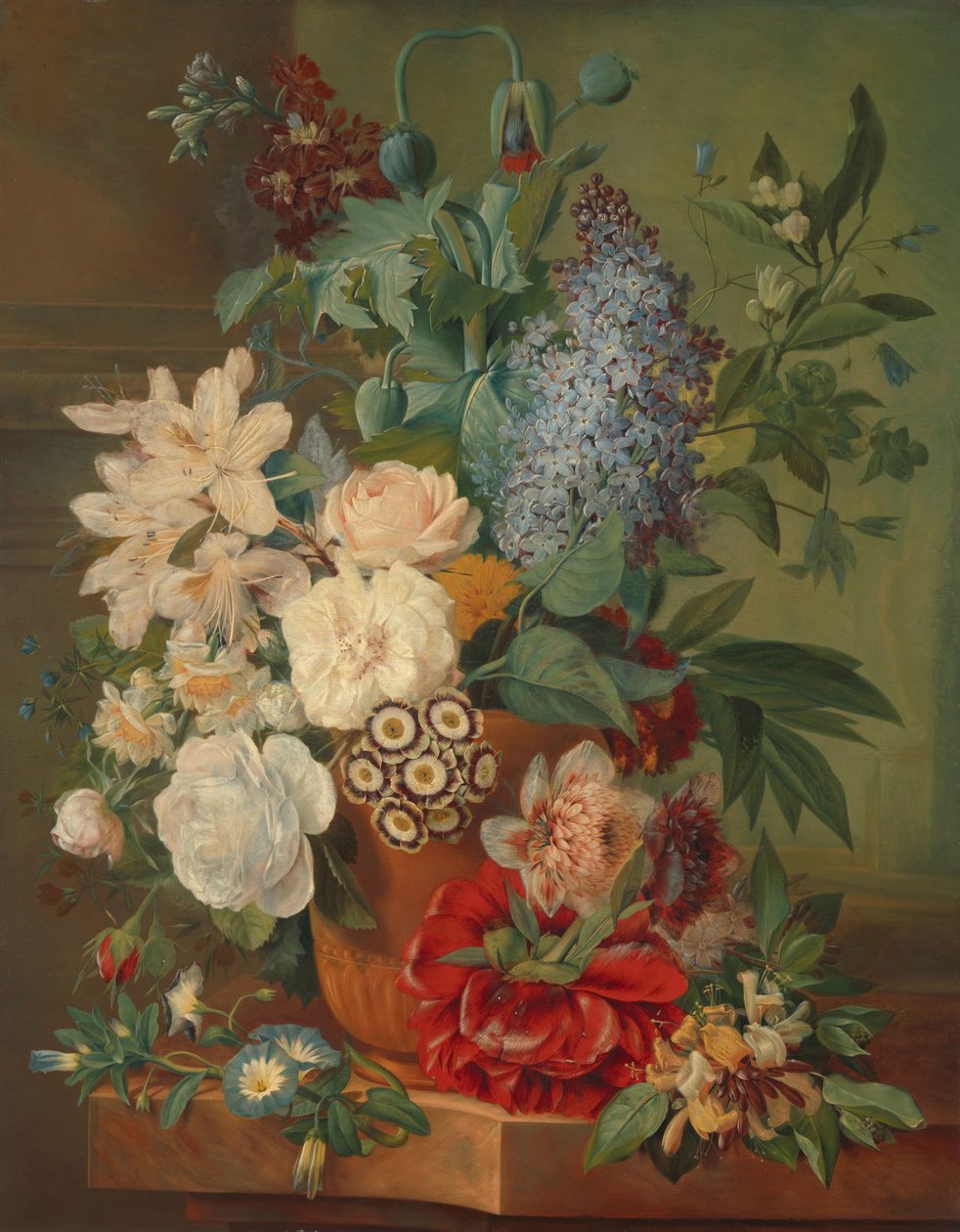 兵马俑花瓶里的花 作者 阿尔伯特斯·乔纳斯·勃兰特