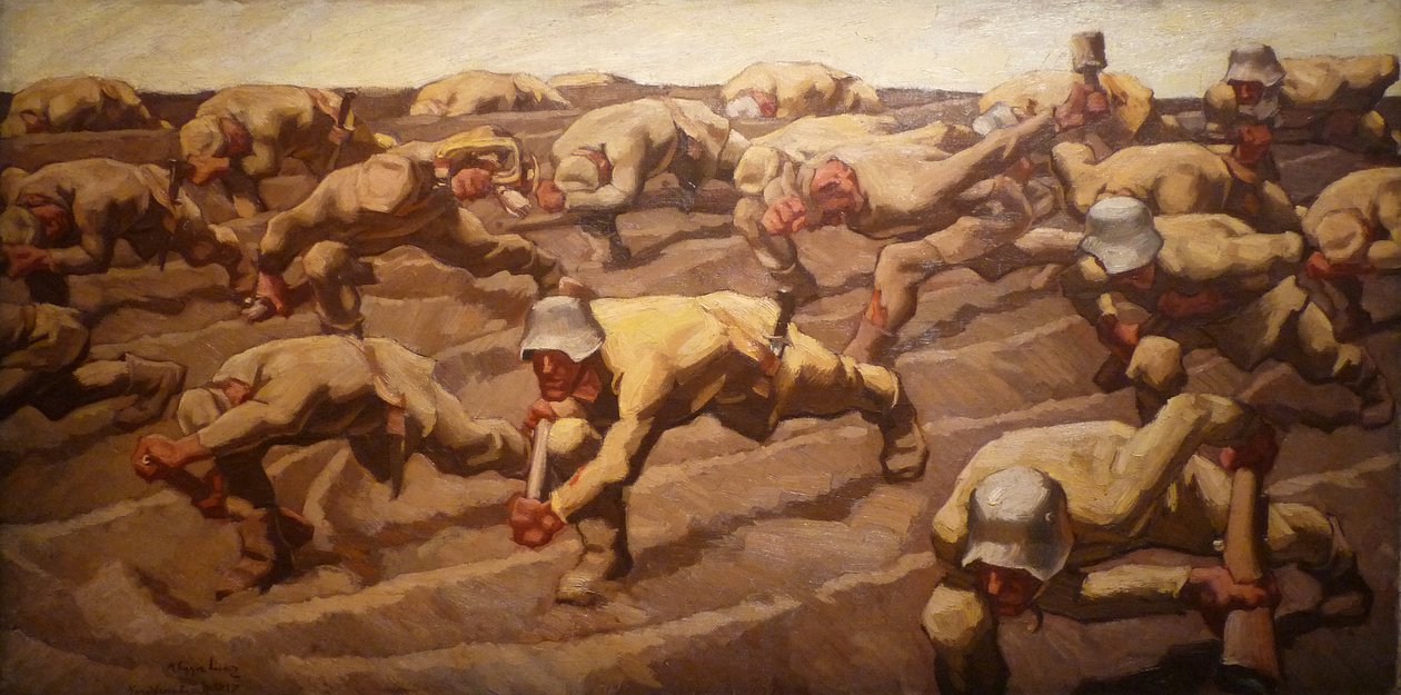 法国北部，1917年 作者 阿尔宾·艾格·林茨