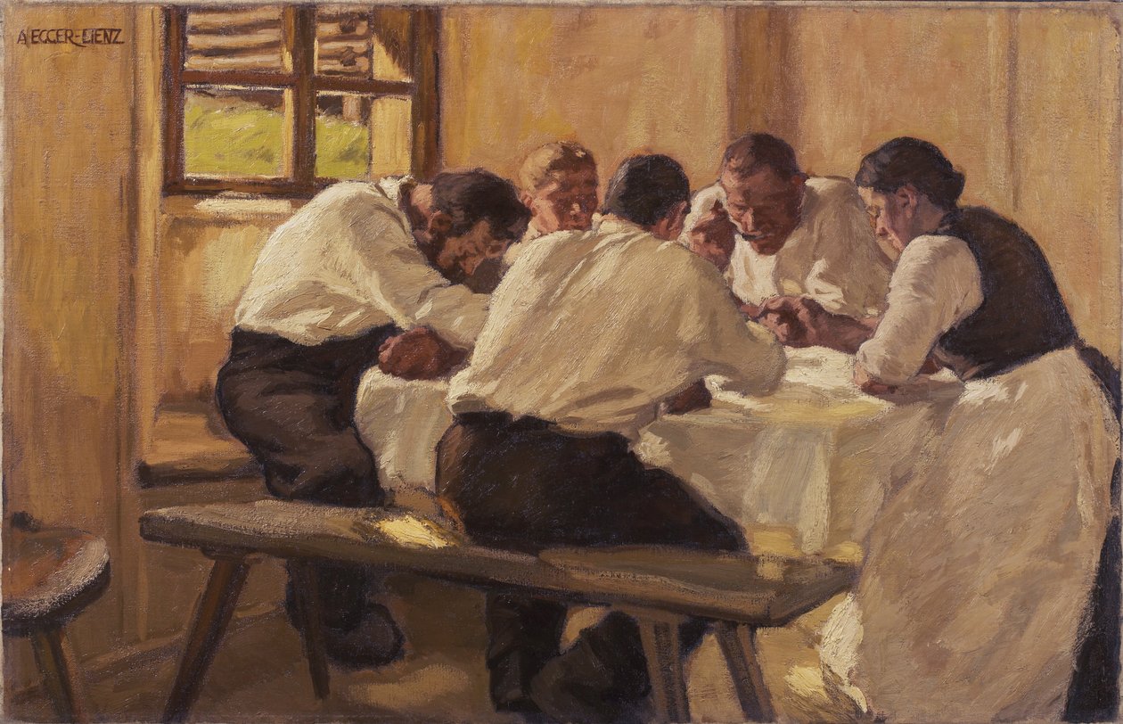 午餐汤，第二版，1910年 作者 阿尔宾·艾格·林茨