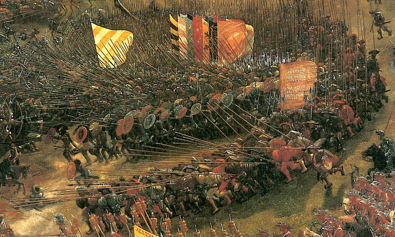 伊苏斯之战（详情） 作者 阿尔布雷希特·阿尔特多夫（Albrecht Altdorfer）