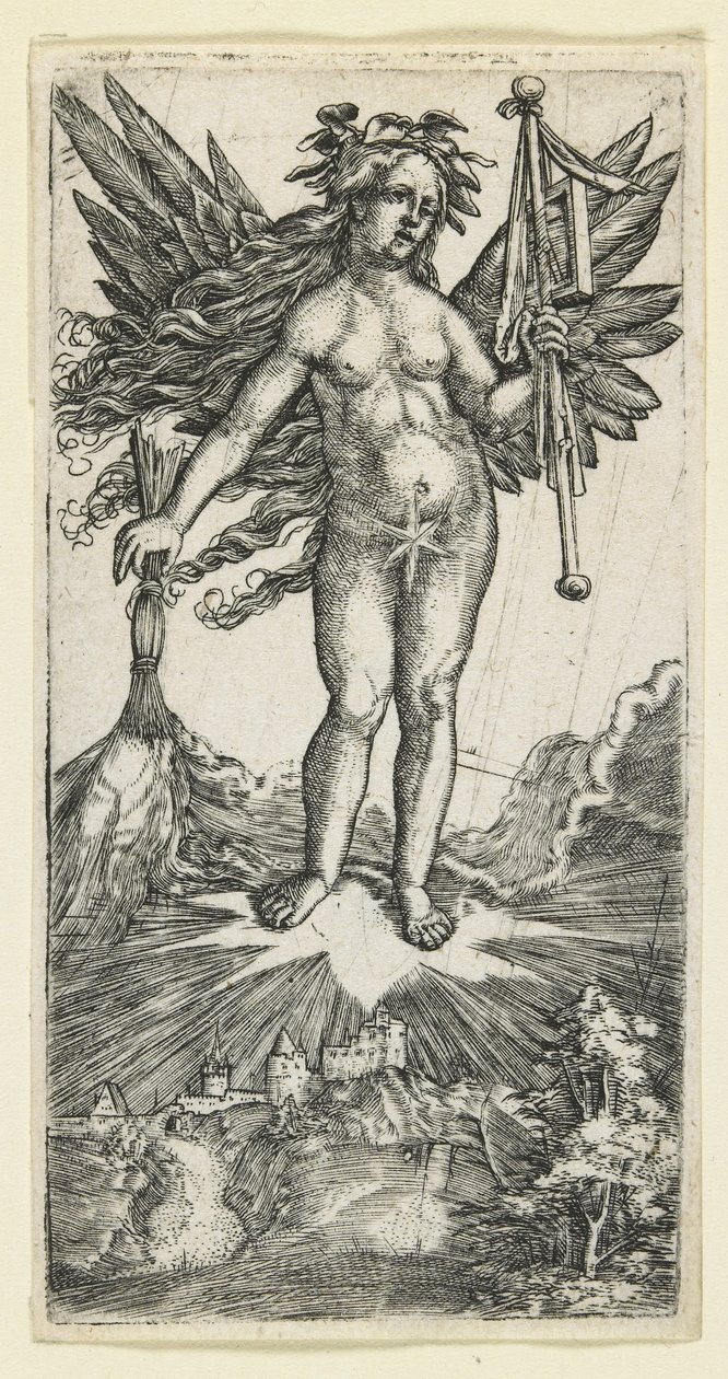 寓言图，c。 1515年至1518年 作者 阿尔布雷希特·阿尔特多夫（Albrecht Altdorfer）