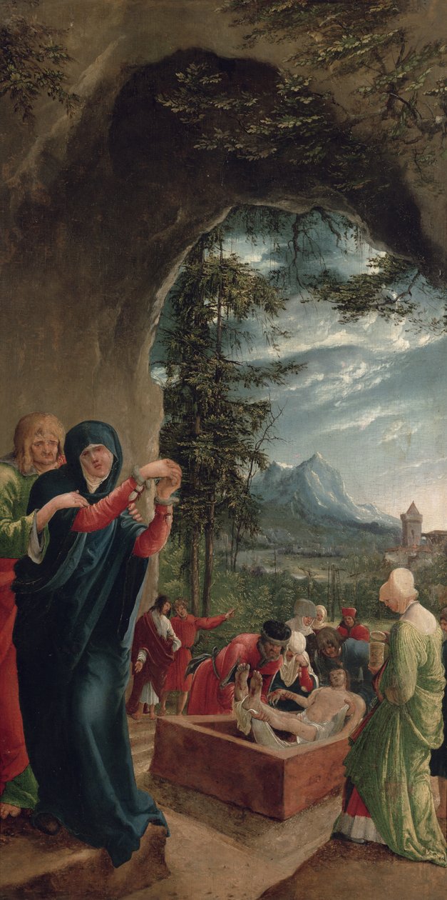 基督的葬礼，1518年， 作者 阿尔布雷希特·阿尔特多夫（Albrecht Altdorfer）