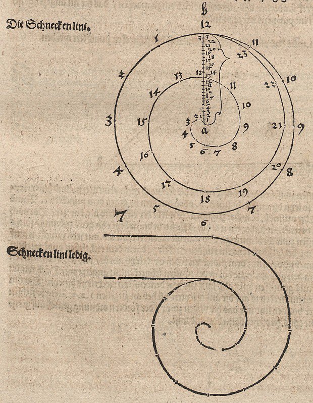 Archimedische Spirale 作者 阿尔布雷希特丢勒