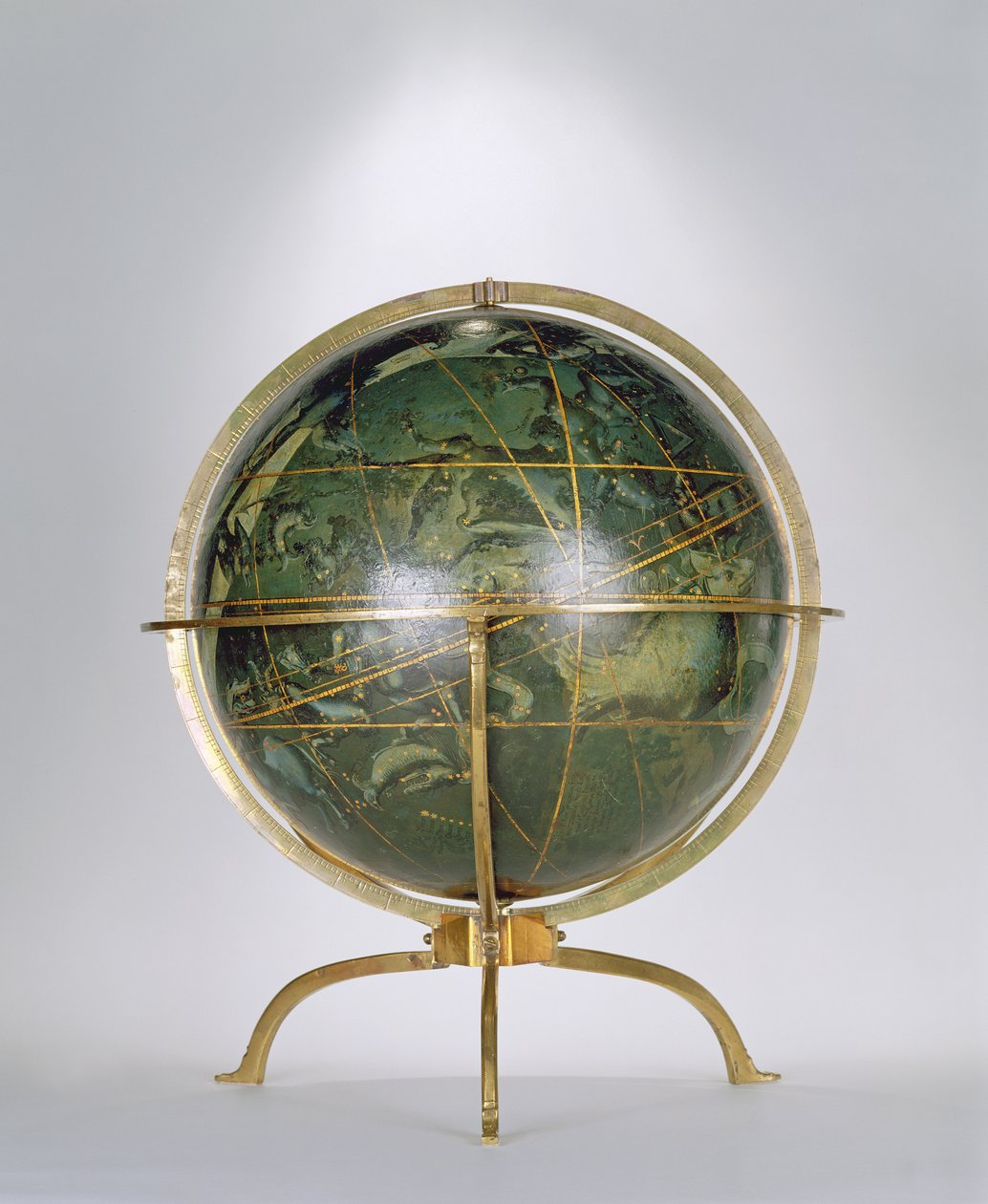 Celestial Globe，一对被称为&39;Brixen&39;地球仪，1522年（笔和墨水，木板上的水粉和水粉） 作者 阿尔布雷希特丢勒