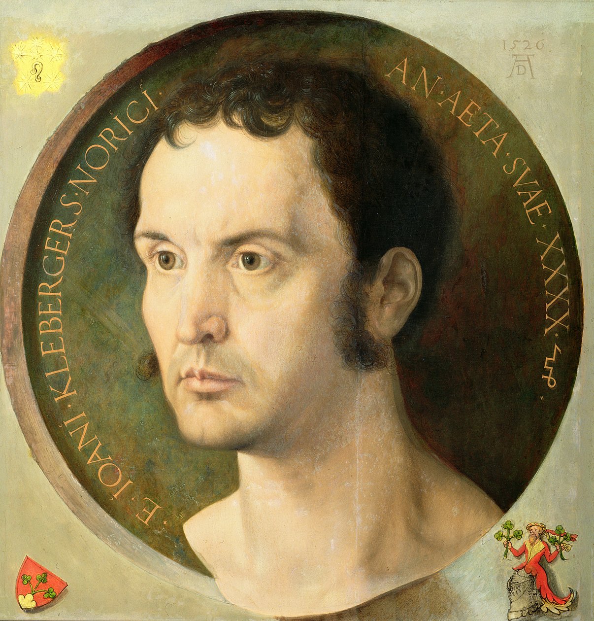 Johannes Kleberger，40岁，1526年 作者 阿尔布雷希特丢勒