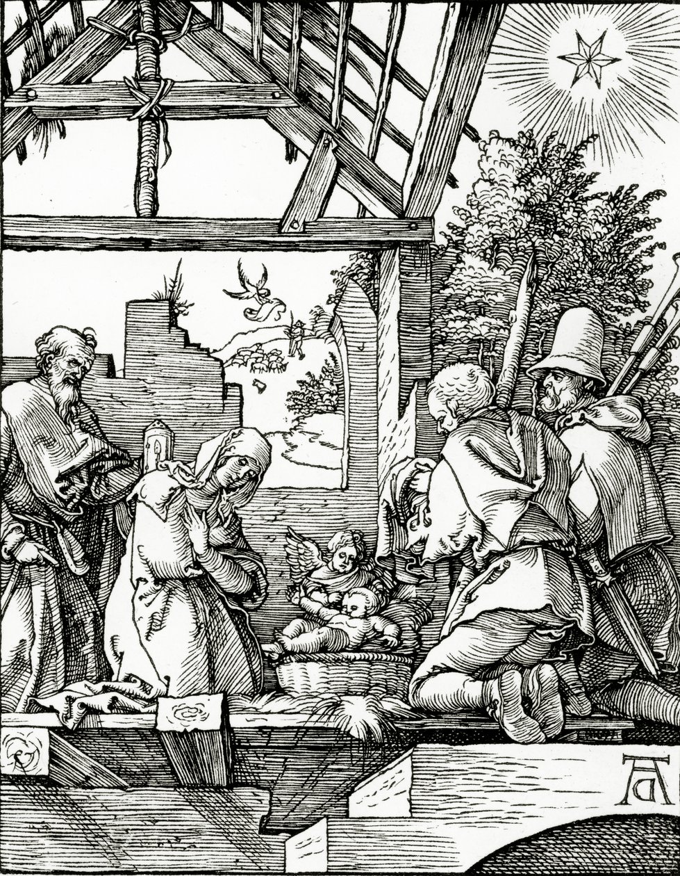 诞生，来自小激情，1510年 作者 阿尔布雷希特丢勒