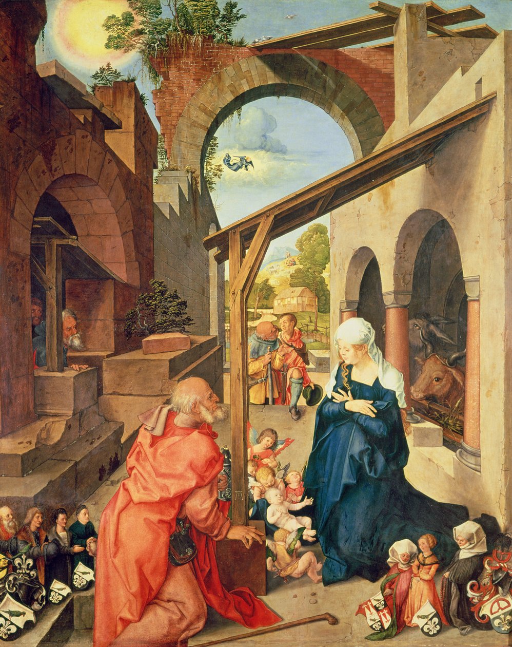Paumgartner Altarpiece（中央面板），c.1500（面板上的蛋彩画）（另见495745） 作者 阿尔布雷希特丢勒