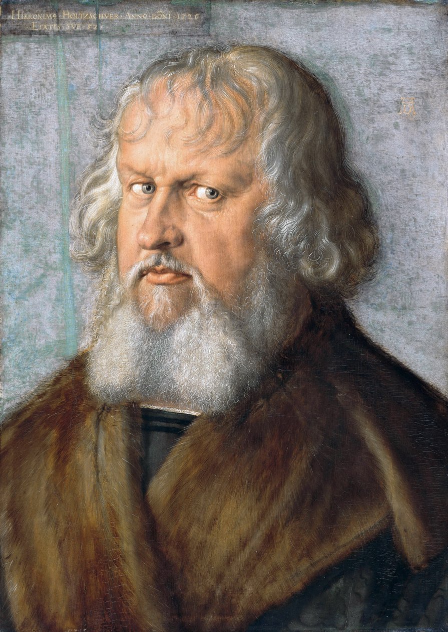 Hieronymus Holzschuher的肖像 作者 阿尔布雷希特丢勒