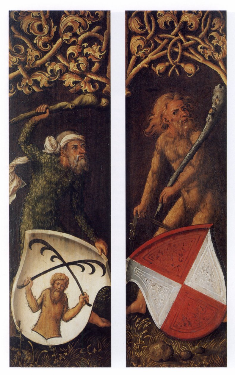 Sylvan Men with Heraldic Shields 作者 阿尔布雷希特丢勒