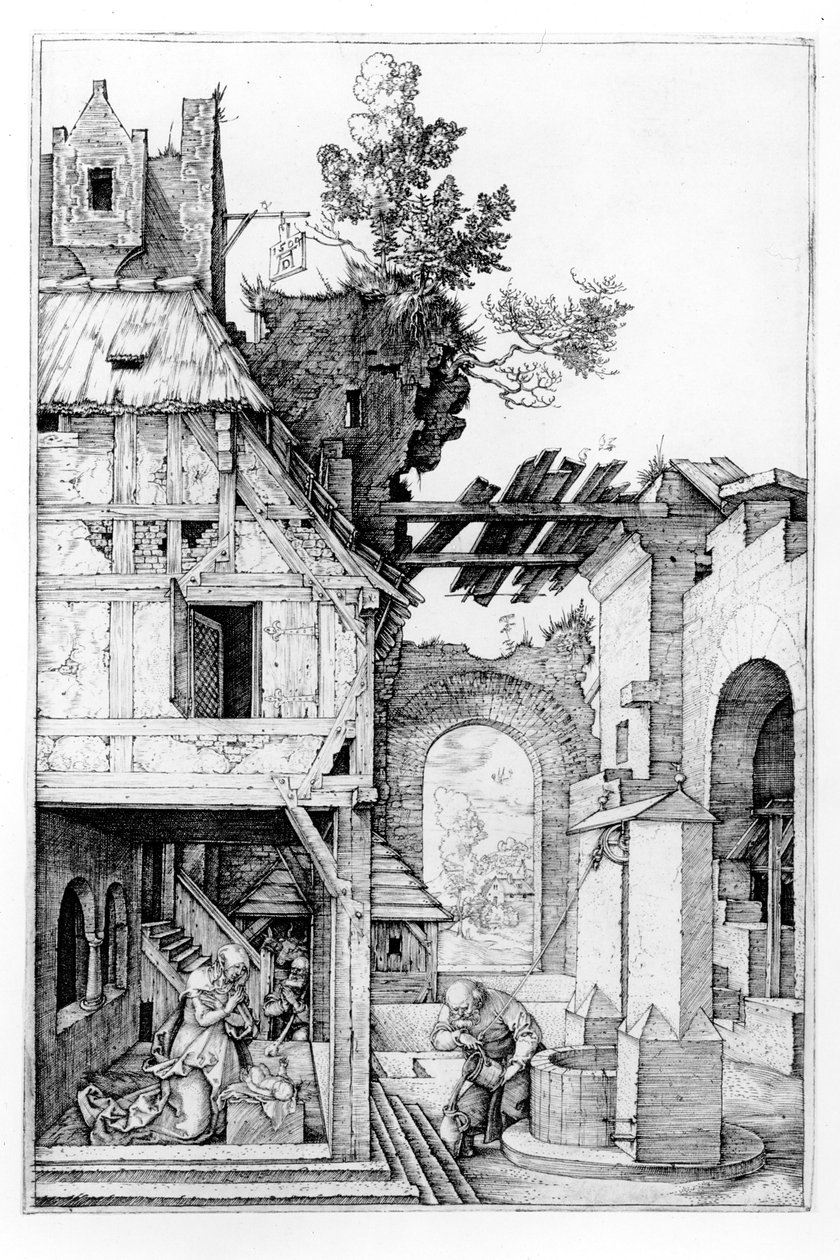诞生，c.1504 作者 阿尔布雷希特丢勒