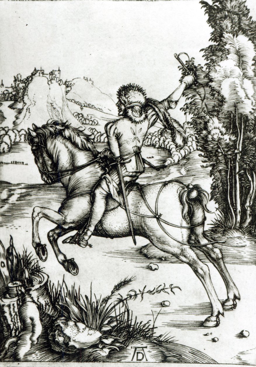 The Small Courier，c.1496 作者 阿尔布雷希特丢勒
