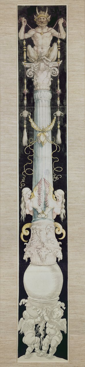 伟大的专栏，1515年（笔和墨水在纸上洗） 作者 阿尔布雷希特丢勒