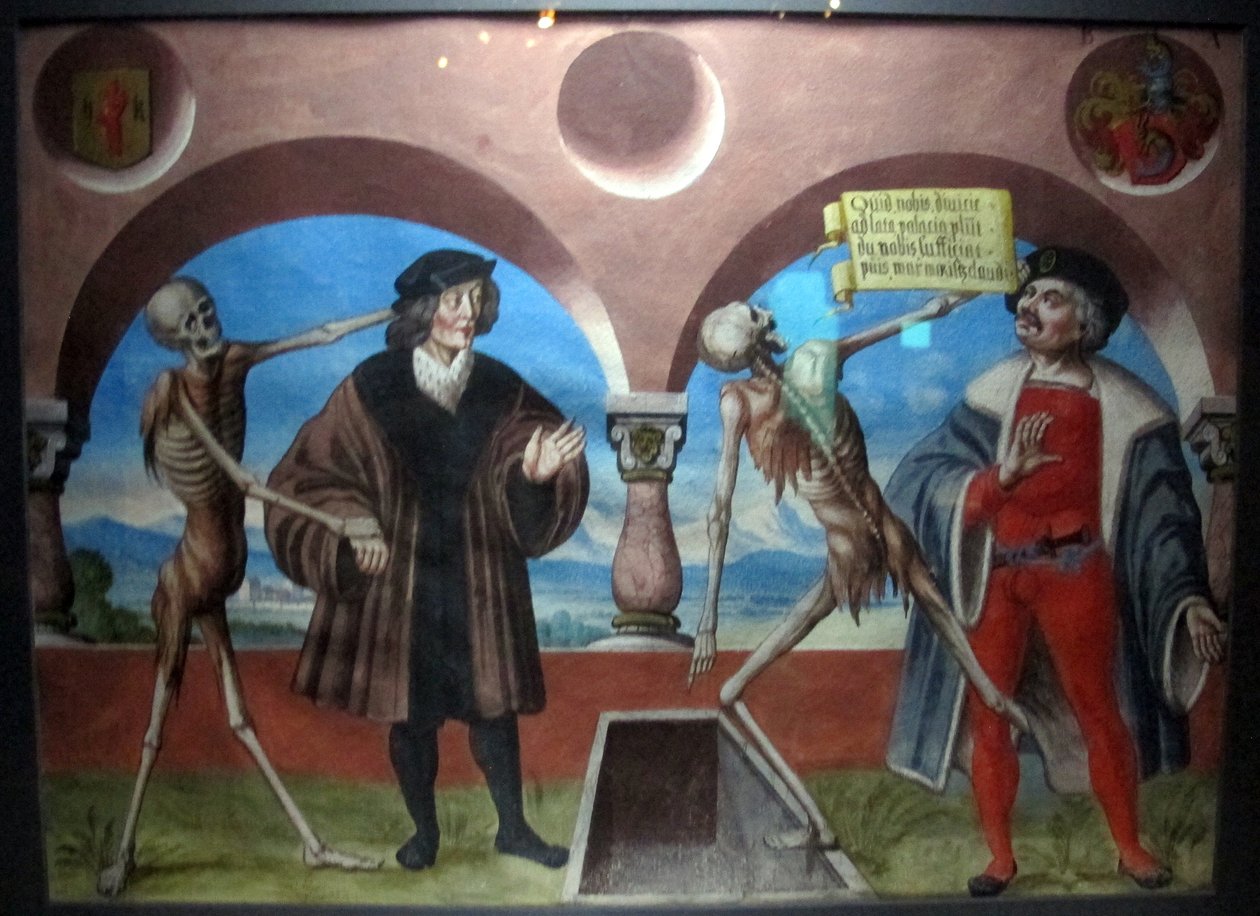 伯尔尼多米尼加公墓m.manuel失落的可怕舞蹈的副本（1512-20） 作者 阿尔布雷希特·考夫（Albrecht Kauw）