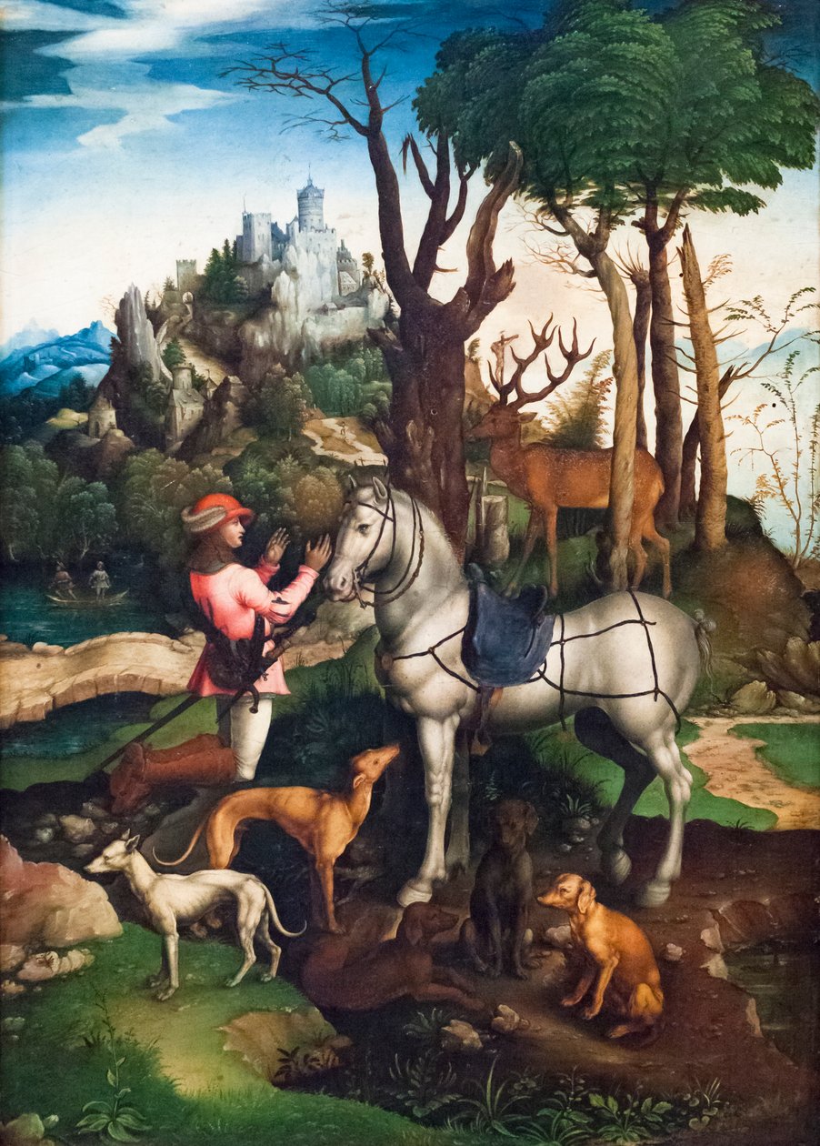 圣尤斯塔斯的愿景 作者 Albrecht（之后）Durer或Duerer