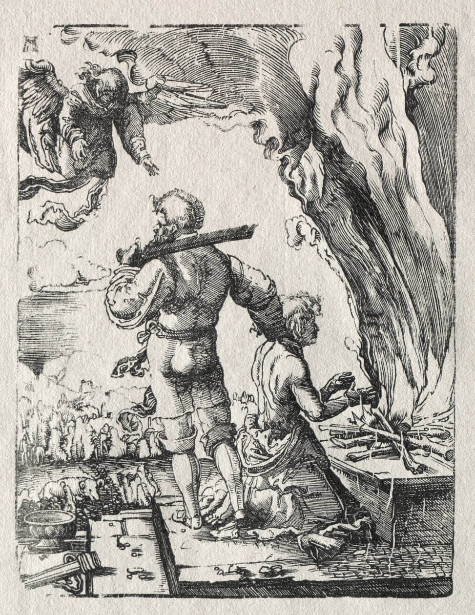 亚伯拉罕的牺牲 作者 阿尔布雷希特·阿尔特多夫（Albrecht Altdorfer）