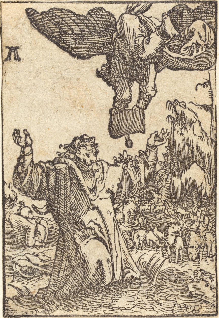 给约阿希姆的圣母领报 作者 阿尔布雷希特·阿尔特多夫（Albrecht Altdorfer）