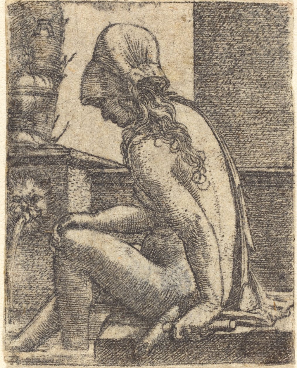 洗澡的女人 作者 阿尔布雷希特·阿尔特多夫（Albrecht Altdorfer）