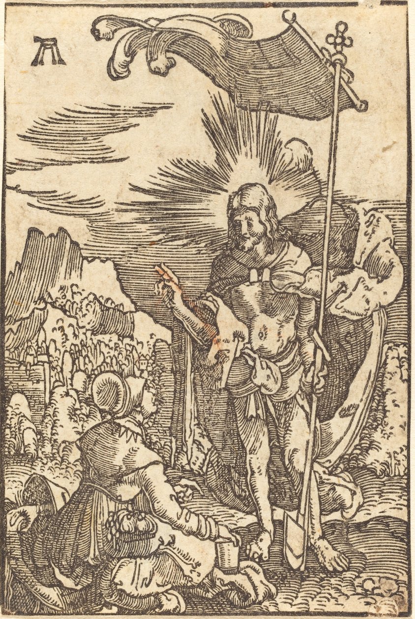基督向圣抹大拉的人显现 作者 阿尔布雷希特·阿尔特多夫（Albrecht Altdorfer）