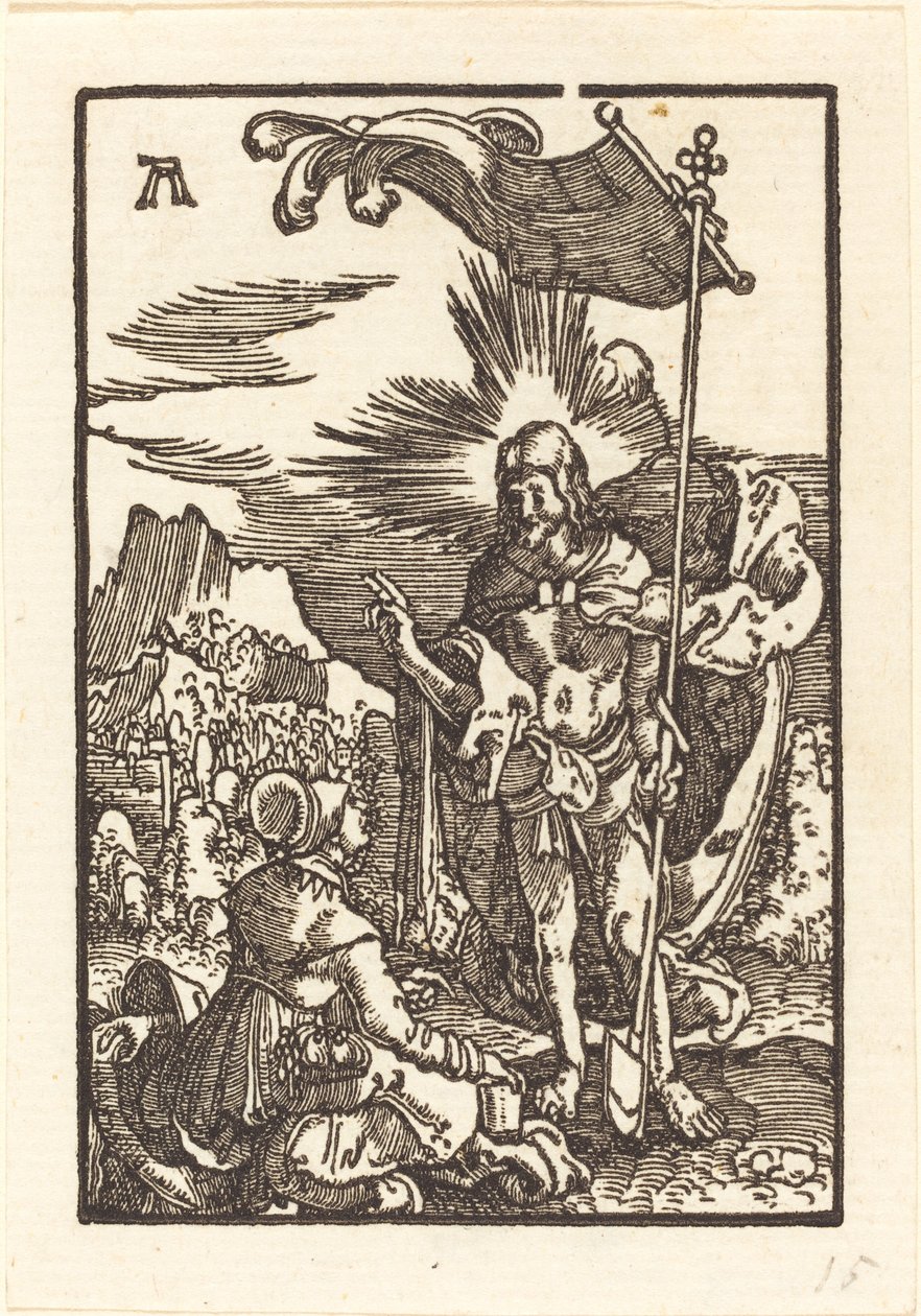 基督向抹大拉的女儿显现 作者 阿尔布雷希特·阿尔特多夫（Albrecht Altdorfer）