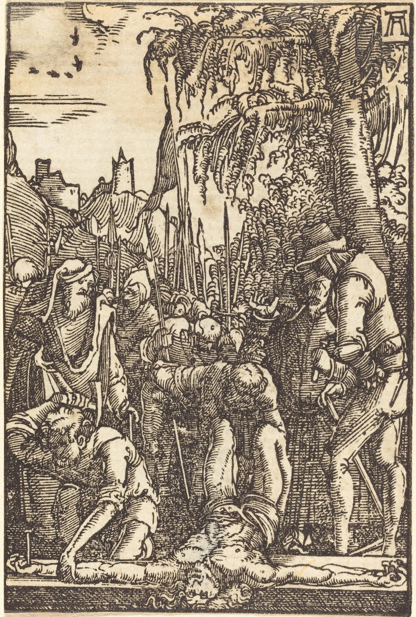 基督被钉在十字架上 作者 阿尔布雷希特·阿尔特多夫（Albrecht Altdorfer）
