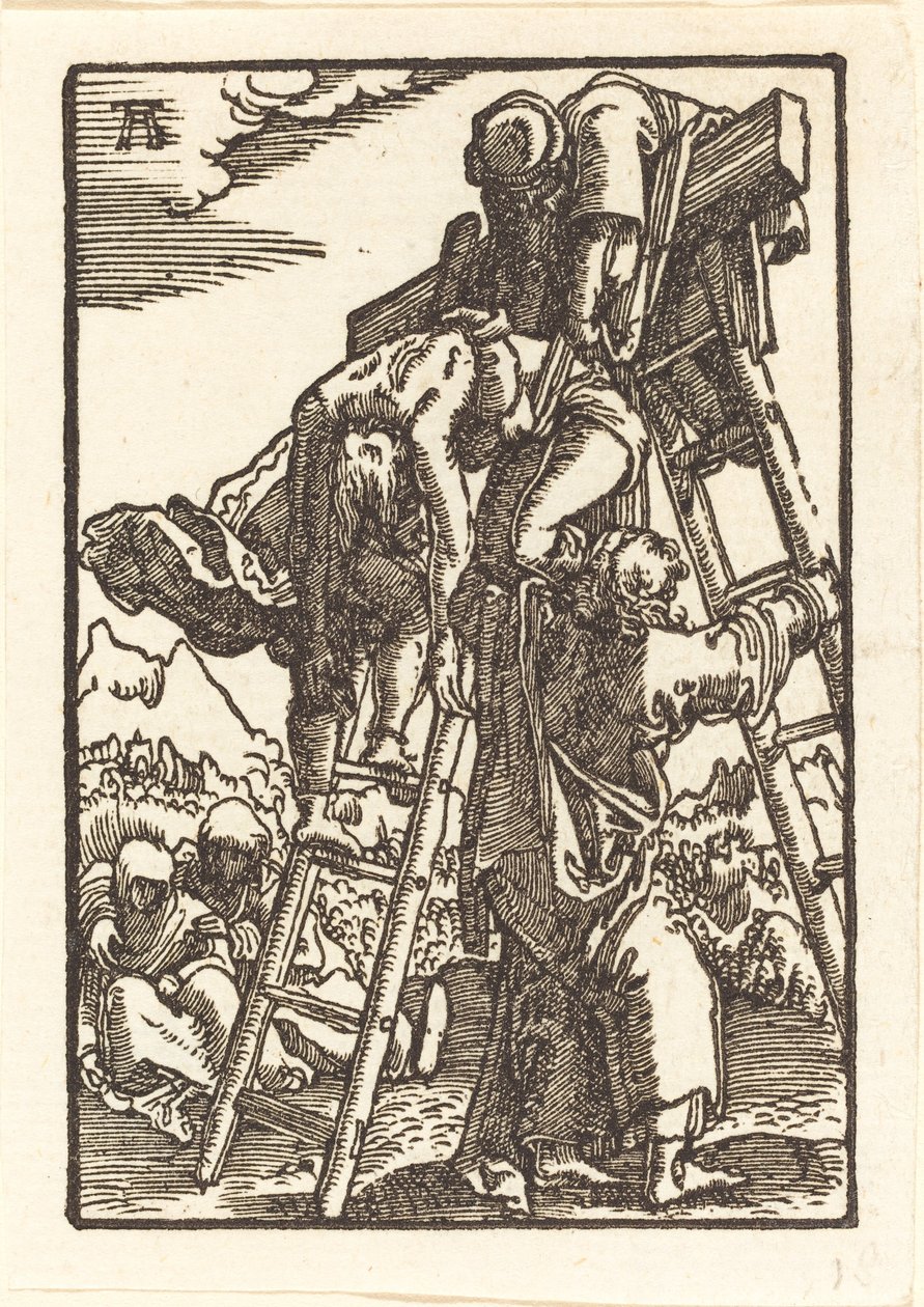 基督被从十字架上取下 作者 阿尔布雷希特·阿尔特多夫（Albrecht Altdorfer）