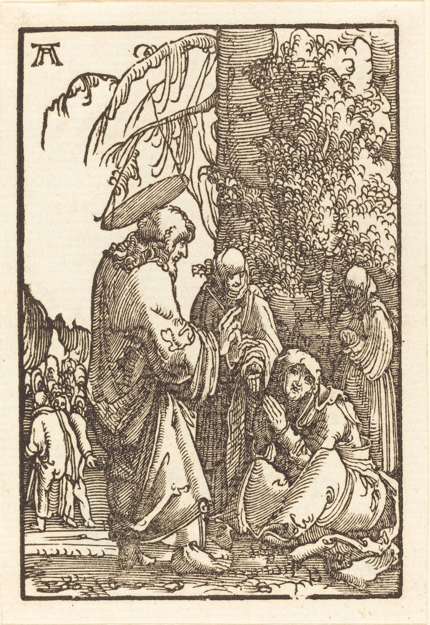 基督在受难前向马利亚告别 作者 阿尔布雷希特·阿尔特多夫（Albrecht Altdorfer）